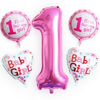 Luftballon Set 1. Geburtstag Baby-Girl
| ROB’S BALLOONS