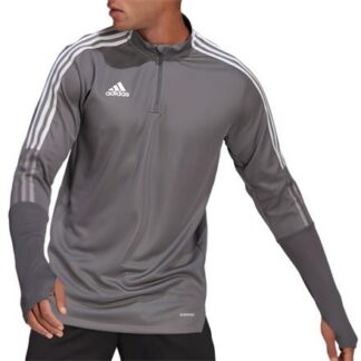 adidas Tiro 21 Trainingstop grau/weiß | Omidis.de