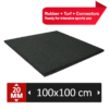 “FitUltra TURF”-100x100x2cm grün – Bodenschutzmatte inkl. 4 Verbinder - Image 2