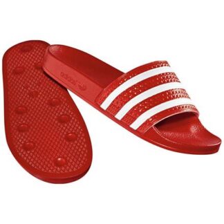 adidas Originals Adilette rot/weiß | Omidis.de