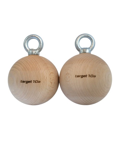 Spheres with Steelring - Wood Balls for Climbing Training - Image 35