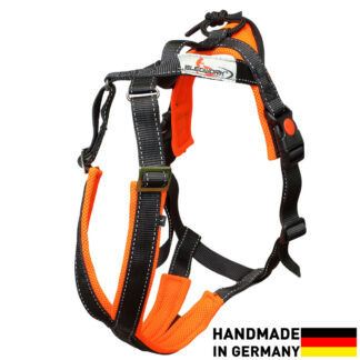 SLEDWORK TREKKING GESCHIRR schwarz/orange | SWTGSO
| Lauflust.de
