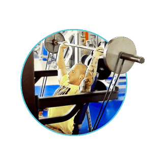 Seated Shoulder Press with Resistance Bands and Weights