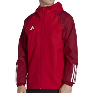 adidas Tiro 23 Competition All Weather Jacke rot/weiß | Omidis.de