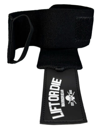 Bandes de poignets 50 cm | Full Black | Thumbless - Warrior Gear