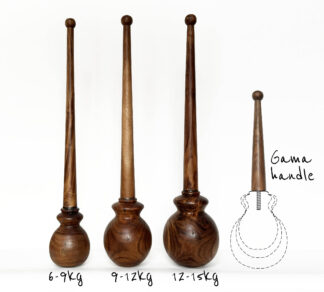 Adjustable Medium Grip Gadas – 6 to 15kg walnut - BMF BodyMindFit circular fitness tools