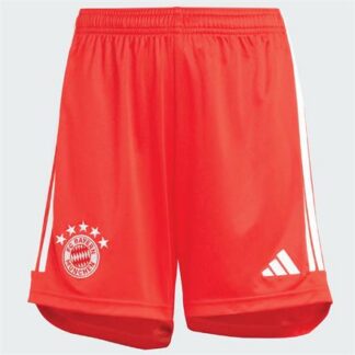 adidas FC Bayern München Kinder Heimshorts 23/24  rot/weiß | Omidis.de