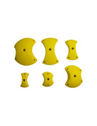 6 XL Pinches - climbing holds for 0-40° walls