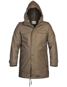 Militär Jacke in Atlasgewebe