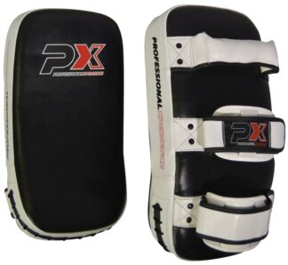 PX Thai pad, Echtleder, paarweise, schwarz-weiß