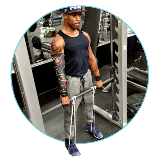 Deadlift with Resistance Bands and Weights