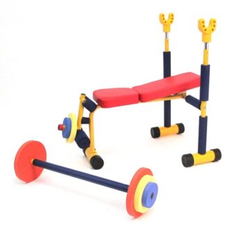 Hartdisc Kids: Verstellbare Heavy Duty Hantelbank für Kinder ab 3 Jahren - Sport Enzinger