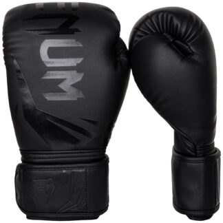 Venum Challenger 3.0 Gloves - Black/Black 12oz