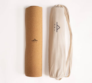 BMF Yoga Mat – natural cork & rubber - BMF BodyMindFit circular fitness tools