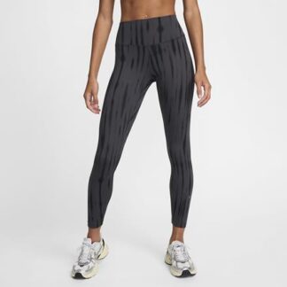 Nike One Dri-Fit High Rise 7/8 Damen Tights  anthrazit/schwarz | Omidis.de