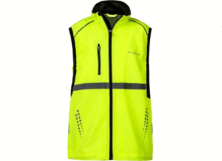 Laupen Junior reflektive Weste neon gelb 8-10 / 12-14