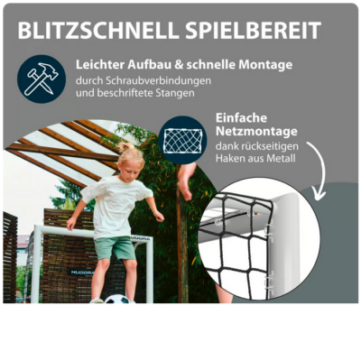 Fussballtor – Hudora Advanced – 120 bis 300cm - Image 8