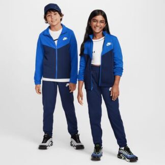 Nike Sportswear Kinder Trainingsanzug  blau/dunkelblau | Omidis.de