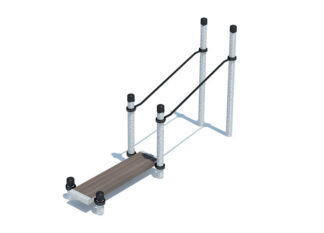 P-ZN-024 Incline parallel bars with bench