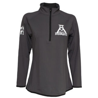 Ich lauf auf Koks LONGSLEEVE warm für Frauen CHARCOAL / Jet BLACK | AKLSZLCB
| Lauflust.de