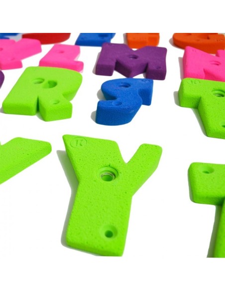 Children's Climbing Holds: Letters in the full alphabet - Image 36