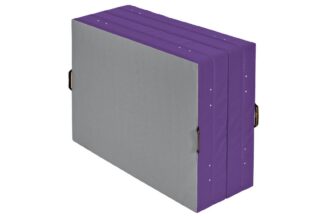 Weichbodenmatte klappbar lila - 150 x 200 x 40 cm