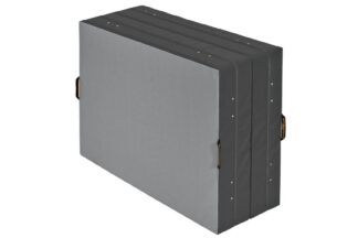 Weichbodenmatte klappbar schwarz - 200 x 200 x 30 cm