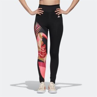 adidas Women x FARM Rio FeelBrilliant Damen Tights  schwarz | Omidis.de