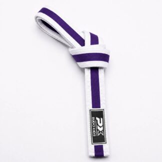PX Budo Kids Softbelt, weiß-violett 260cm