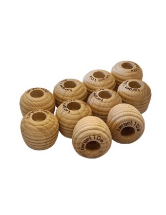 target10a Positive Wood Footholds – 10 Pcs.