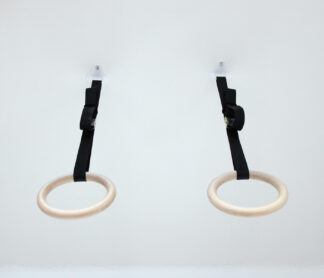 Wooden gymnastic rings