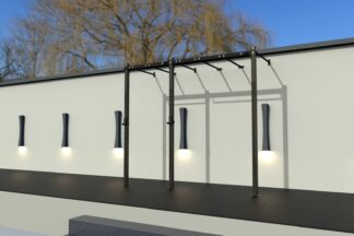 Outdoor mighty monkey wall rig
