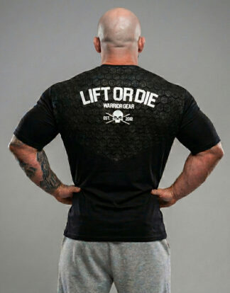 T-shirt Grip Powerlifting Warrior Gear - Stabilité Squat & Bench