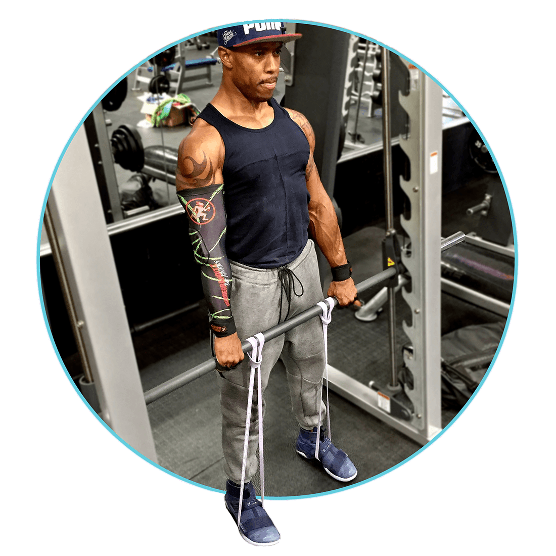Deadlift with Resistance Bands and Weights - Image 4