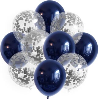 Luftballons 10 Stk. Navy/Silber
| ROB’S BALLOONS