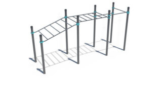 K026 Two-Section Multi Level Monkey Bars