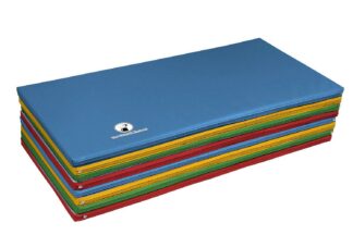 Faltmatte 8-teilig (2x blau, 2x rot, 2x gelb, 2x grün) - 120 x 480 x 3 cm (ausgeklappt)