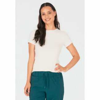 Athleticia Tinashe W Rib S/S Tee weiss XS – XL