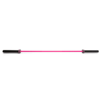 Olympische Barbell 15 kg - Pink Shaft Black Sleeves