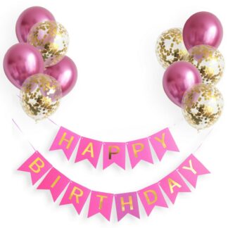 Luftballons Girlande Geburtstag Set Pink/Gold
| ROB’S BALLOONS