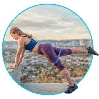 Glute Kickback with Mini Loop Booty Bands