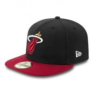 New Era Cap 59FIFTY - Basic Black On Black Full Cap  rot/schwarz | Omidis.de