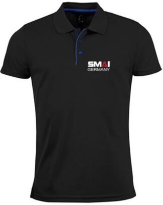 SMAI Germany Polo Shirt Men Schwarz 3XL