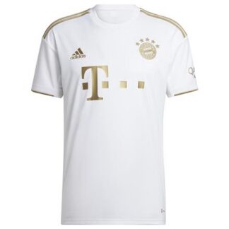 adidas FC Bayern München Kids Auswärtstrikot  gold/weiß | Omidis.de