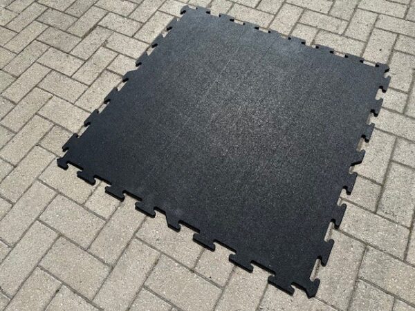 16mm Fitness- & Bodenschutz- “Puzzlematte-Ecke” 956x956x16mm schwarz - Image 14