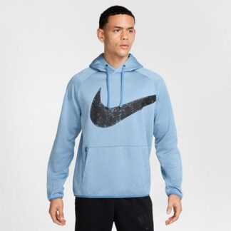 Nike Therma-FIT Herren Hoodie  blau/schwarz | Omidis.de