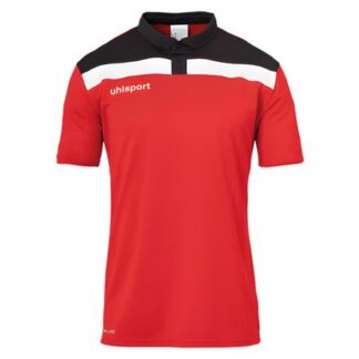 uhlsport Offense 23 Herren Poloshirt  rot/schwarz | Omidis.de
