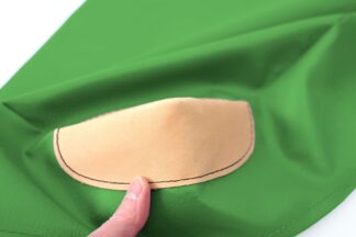 Ersatzbezug für Weichbodenmatte grün mit Lederecken - 250 x 200 x 30 cm
