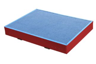 Niedersprungmatte blau-rot - 125 x 200 x 8 cm
