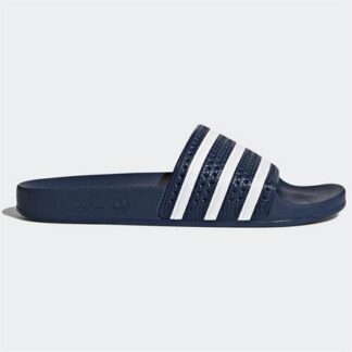 adidas Originals Adilette Unisex Sandalen dunkelblau/weiß | Omidis.de